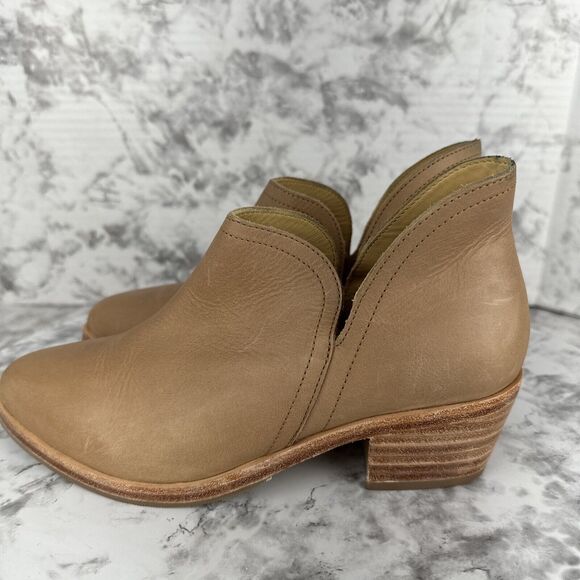 Nisolo Sustainable Womens Mia Everyday Ankle Boots Bootie Shoes 8 Brown Leather - Picture 4 of 9